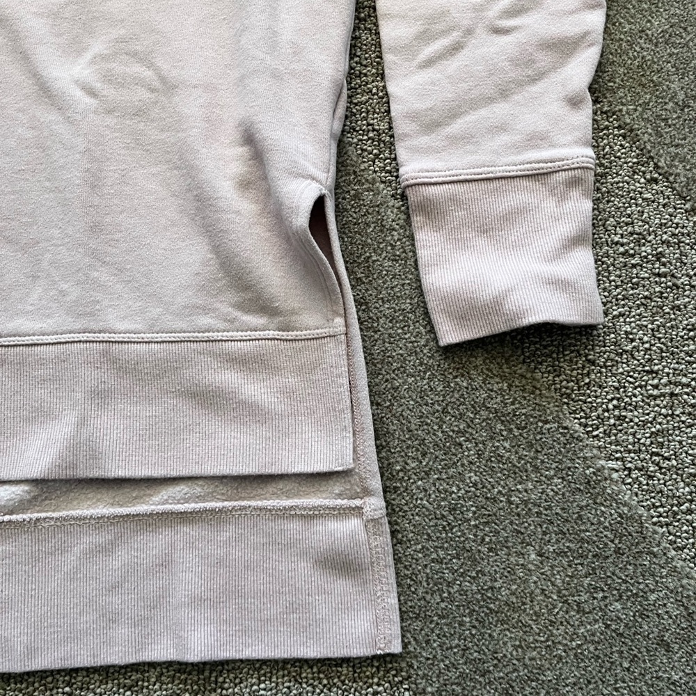 Calvin Klein Light Rose Funnelneck Sweatshirt - Picture 3 of 7